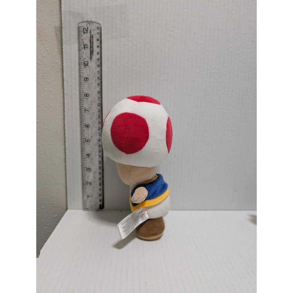 Little Buddy Super Mario Toad 7" Plush 2017 Nintendo - Picture 5 of 10